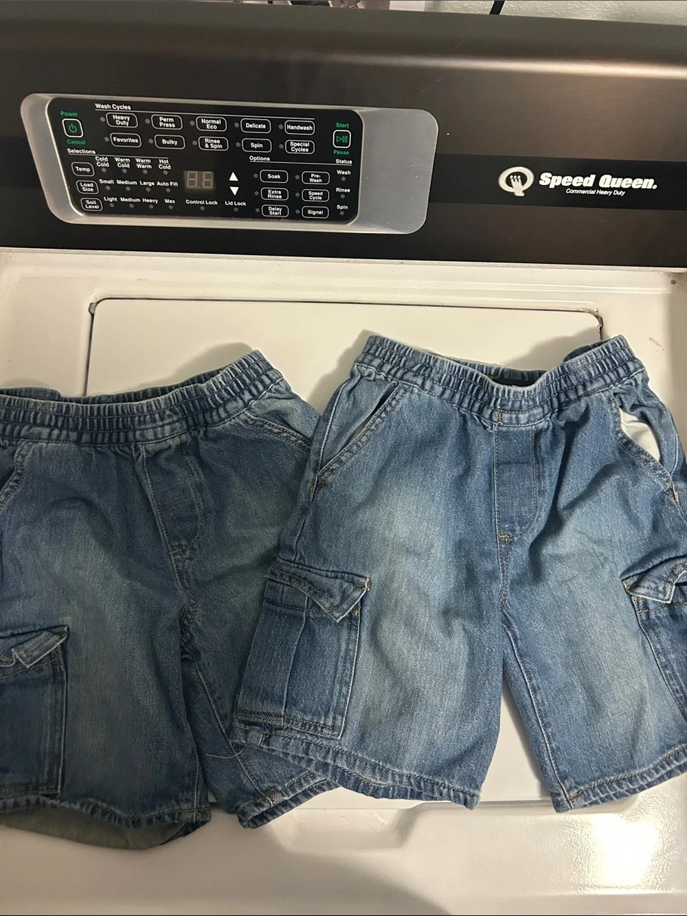 The Children's Place Light Blue Denim Cargo Shorts